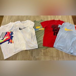 Lot of Boys size M Nike shirts